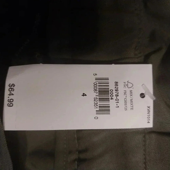 Banana Republic Paperbag Tie-Waist Short - 4 inch inseam, Size 4, Army Green - Picture 5 of 5